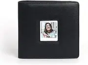 288-Photo Capacity Hollow-Out Strap Album for Polaroid Go - Instant Storage Book with Inner Pages, Memory Keepsake (Black)