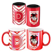 St George Dragons NRL Metallic Mug and Can Cooler Set