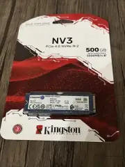 Kingston NV3 M.2 2280 500GB PCIe 4.0 x4 NVMe Internal Solid State Drive (SSD) SN