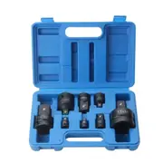 OZNALA 8PCS Impact Socket Adaptor Set Driver Wrench Kit 1/4 1/2 3/8 3/4 1" Reducer