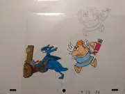 PINK PANTHER, ANT AND THE AARDVARK ORIGINAL PRODUCTION 2 CEL+1 DRAWING 11x13