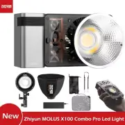 Zhiyun MOLUS X100 Combo Pro Led Video Light Pocket Lights Softbox 2700K-6500K