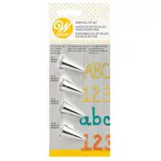 Birthday Cake Decorating 4 Piece Piping Writing Tip Set
