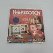 HOPSCOTCH Plaid Cross Stitch Aida Fabric 14 Count 15" x 15" Blue White Plaid NEW