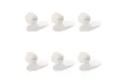 6PK Dreambaby Gripsafe Suction Knob Childproof Safety Grip Handle Non-Slip White
