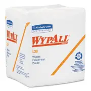 Kimberly Clark WypAllL30 Quarterfold Wiper White 12.5" L x 12" W | 12 Pack/Case
