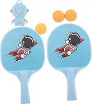 POPETPOP Hanging Table Tennis Trainer Set for Portable Pingpong Training Equipment with Rackets Balls Eye Eye Coordination for Games