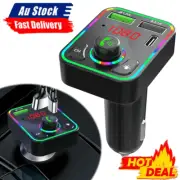 Car Bluetooth FM Transmitter Wireless USB Charger MP3 Player Handsfree VN