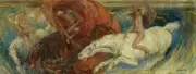 Horsemen of the Apocalypse : 1908 : Carlo Carrà : Archival Art Print