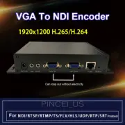 H.265 VGA To NDI Encoder VGA Encoder Livestreaming Video Encoder 1920x1200