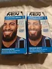 Just For Men MUSTACHE BEARD FACIAL HAIR COLOR GEL RICH DARK BROWN M-47 2 Pack