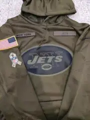 New York Jets NFL Football Salute to Service Nike Hoodie Size Large