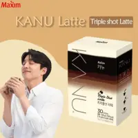 在飛比找momo購物網優惠-【Maxim】韓國 KANU 三倍咖啡拿鐵(14gx30入)