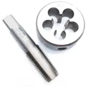 Thread tap Die Right Hand Set Metalworking Tool Silver Equipment