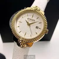 在飛比找森森購物網優惠-VERSUS VERSACE 凡賽斯女錶 38mm 金色圓形