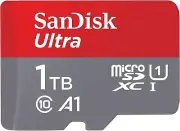 SanDisk 1TB Ultra UHS I MicroSD Card 150MB/s for Smartphones SDSQUAC-1T00-GN6MN