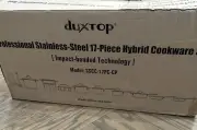 Duxtop 17PC Professional Stainless Steel Induction Cookware Set, Stainless Steel