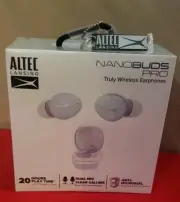 New Altec Lansing Nanobuds Pro Truly Wireless Earphones Dual With Charging Case