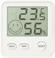 EMPEX Home Room Digital Midi Thermometer/Hygrometer, White TD-8411AA