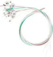15pcs Harp Strings Replacement for Lyre Durable Material Easy Installation Sound Quality Lightweight Design for Beginners and Professionals