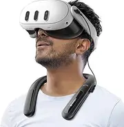 NEWDERY Battery Pack for Meta Quest 3S/3, 10000mAh Hanging Neck Power Bank for Extra 3-5H Playtime, PD Fast Charger for VR Oculus Quest 3S/3/2/1 Pro, Pico 4/4 Pro, HTC Vive, PSVR 2