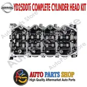 COMPLETE CYLINDER HEAD YD25 FITS NISSAN NAVARA D23 Ute 2.5 dCi 4x4 2002-2019. (for: Nissan)