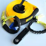 Soft Shackle Hitch + Snatch Strap 11000Kg*9M + 13300kg 60 Soft Shackle