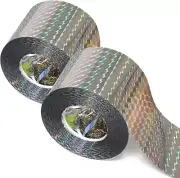 Bird Scare Tape Ribbon(700Ft) Reflective Tape Keep Birds Away Outdoor