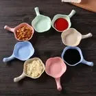 Wheat Straw Condiment Container Easy to Clean Seasoning Bowl Condiment Dish