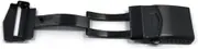 Metal Solid Double Push Button Folding Watch Buckle Butterfly Deployment Clasp Watch Strap Repair Black Silver 22mm Watch Clasp Clasp(Black)