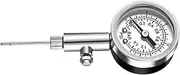 EXAOMBLE 1Pc Heavy Duty Metal Balls Pressure Gauge for Basketball Football Volleyball Accurate Readings Psi and Bar Built Easy to Read Scale Durable Design for Convenient