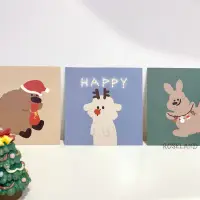 在飛比找蝦皮購物優惠-韓國 Dingfoot Christmas 明信片 卡片 聖