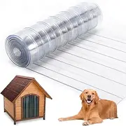 PETDICS Dog Door Replacement Flaps, Ruff Weather Cat Dog Door Flap, Doggy Doggie Door Replacement Flap, Safe Plastic Vinyl Pet Door Strips for DIY Outdoor Dog House Large Medium Small Dog Door