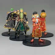 Anime One Piece Monkey D Luffy Zoro Roronoa Grandline Figure Model Toy