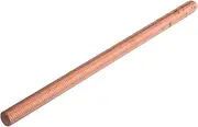 Copper Threaded Rods Bars Studding Studs Full Thread Copper Screw Round Rod Lathe Bar Stock for DIY Craft