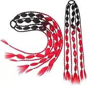 Beavorty 2 Pcs Gradient Ponytail Extensions Realistic Ponytail Wig Soft Hairband for Women