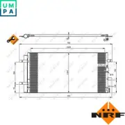 CONDENSER AIR CONDITIONING 350046 FOR AUDI Q5/Van A7/Sportback A6/C7/Allroad