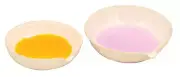 Evaporating Basin - 2.5" dia. Porcelain, Flat bottom, Spout - Eisco Labs