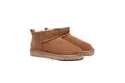 AUSTRALIAN SHEPHERD UGG Boots Sheepskin Wool Mini Ankle Julia Chestnut