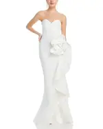 Chiara Boni La Petite Robe Ethane Rosette Gown - Exclusive