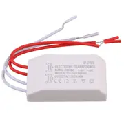 Mini 60w electronic transformer for g4 halogen light bulb output ac 12v