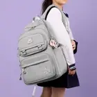 Multi-layered Pockets High School Students Backpacks Bookbag Kids Gift
