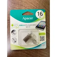 在飛比找蝦皮購物優惠-Apacer AH173 16G OTG隨身碟（雙用神碟）