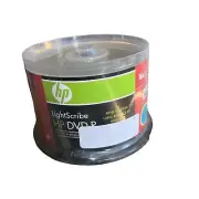 HP LightScribe DVD-R 50 Pack Spindle 16x 4.7GB 120 Min NEW & SEALED