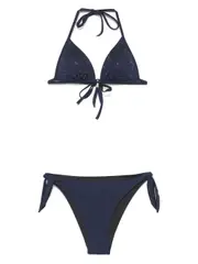[Pin Up] Pin Up-Bikini Triangolo Push-Up Strass-Donna 42 IT