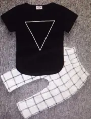 2 pc-T Shirt & Pants set-soft cotton- size 1,2 & 3