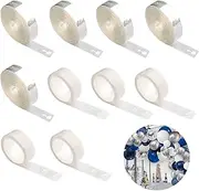 10 Rolls Balloon Arch Garland Decorating Strip Kit, 5 Rolls with Glue and 5 with Holes,DIY Decorations,Suitable for Party Wedding Birthday Baby Shower and Any Special Occasion