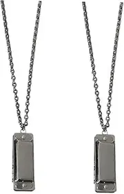 Mikinona Chic Harmonica Toys for Christmas Small Harmonica Necklace Pendant for Students Boys and Girls