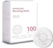 100 Count Nursing Pads, Ultra-Thin Soft&Breathable, Ultra-Absorbent and Breathable Portable Breast Pads, Leakproof,Individually Wrapped – BPA-Free