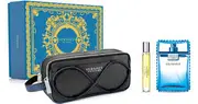 Eau Fraiche 3 Piece 100ml Eau De Toilette by Versace for Men (Gift Set-D)